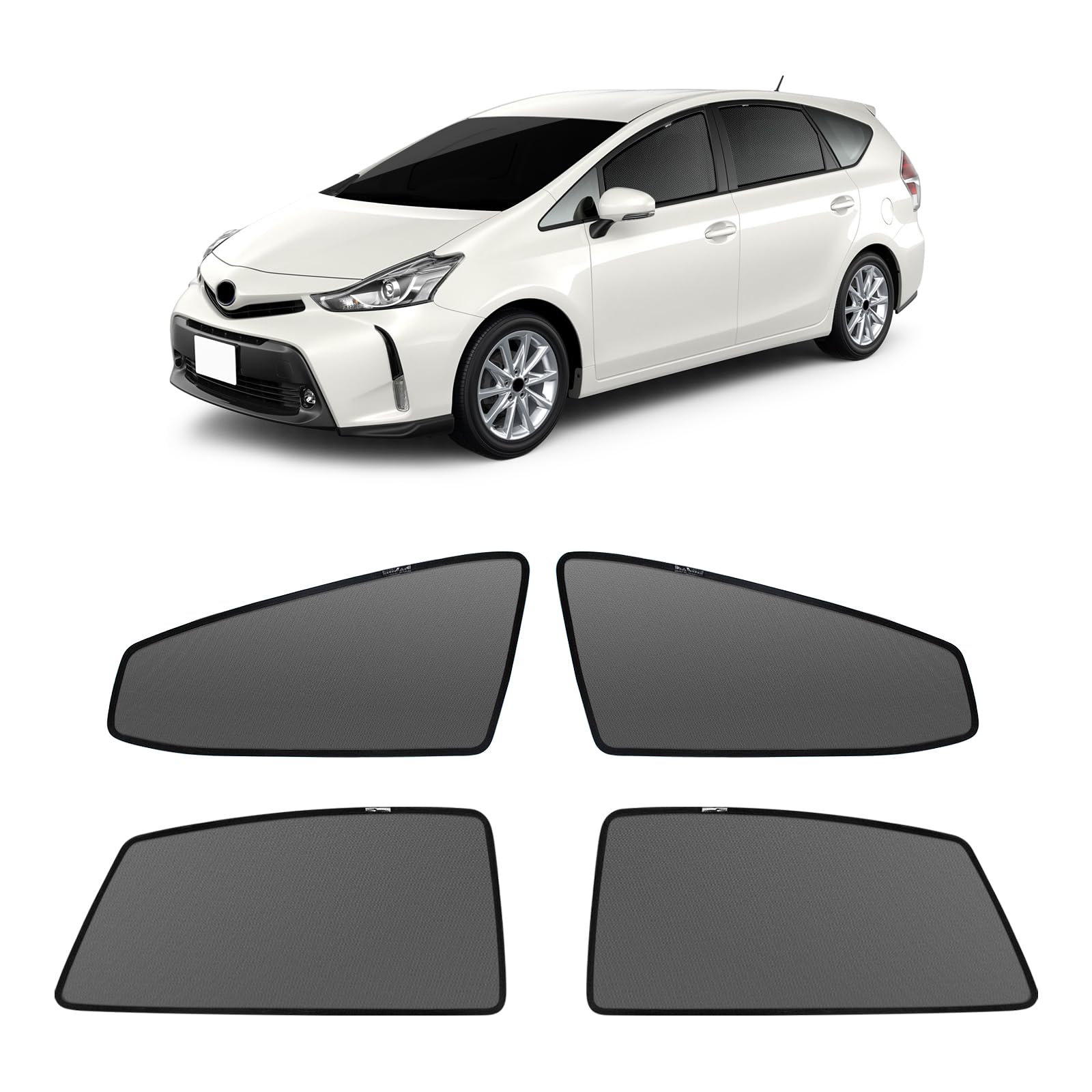 プリウスα ZVW41 サンシェード CGP 遮光 日よけ メッシュ カー